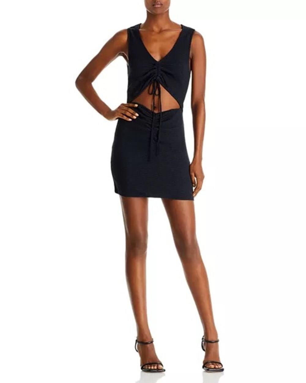 Laila Free People Summertime Center Front Cutout Sleeveless Dress, A42